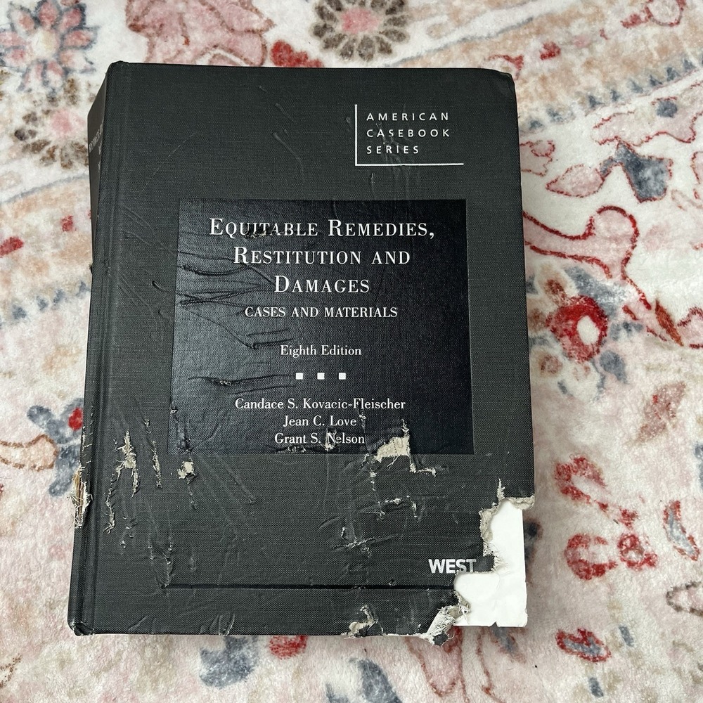 Remedies, Cases and Materials,‎ 8th (American Casebook Series)